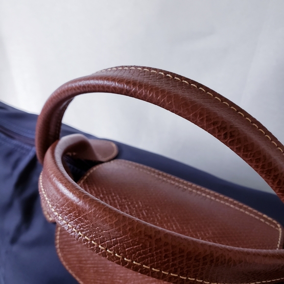 Longchamp Eiffel Tower Le Pliage Travel Bag - Navy - Picture 8 of 13